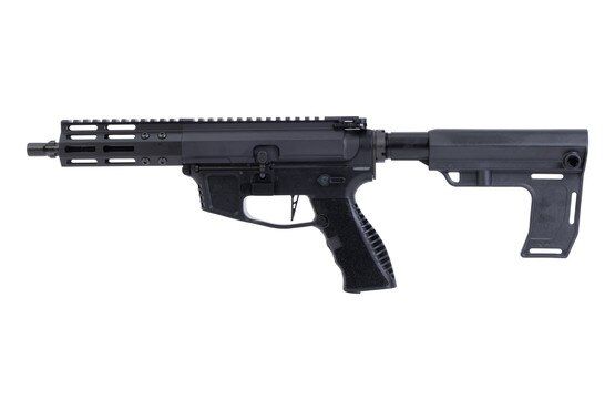 Foxtrot Mike Products FM9 Hybrid 9mm Pistol has a Hybrid Reserve Mag grip